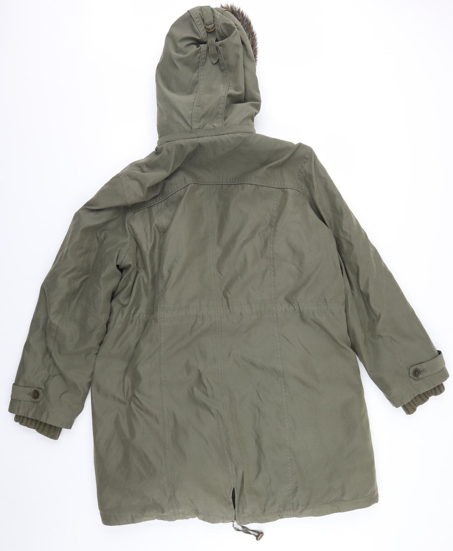 Per Una Womens Brown   Parka Coat Size XL