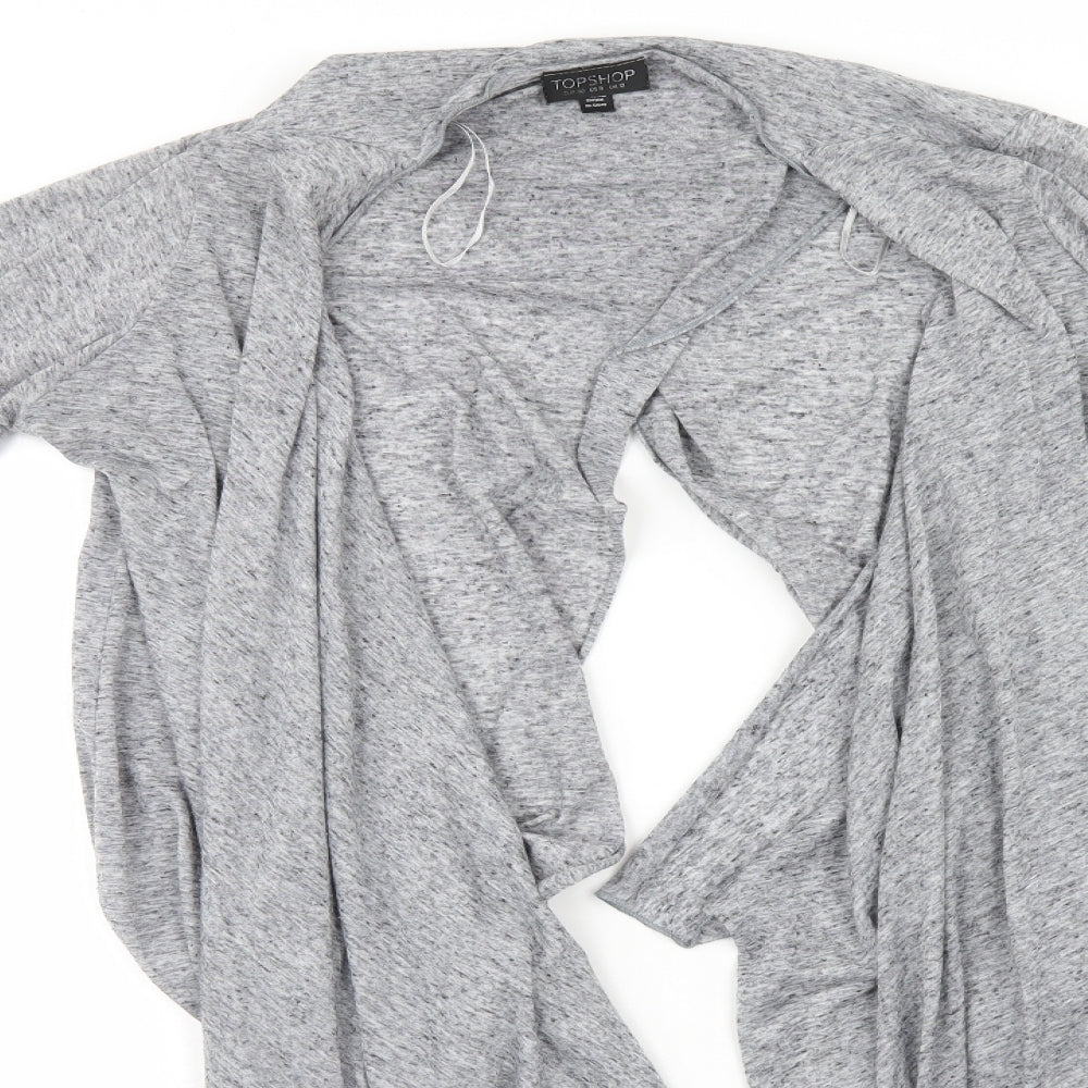 Topshop Womens Grey   Cardigan Jumper Size 12