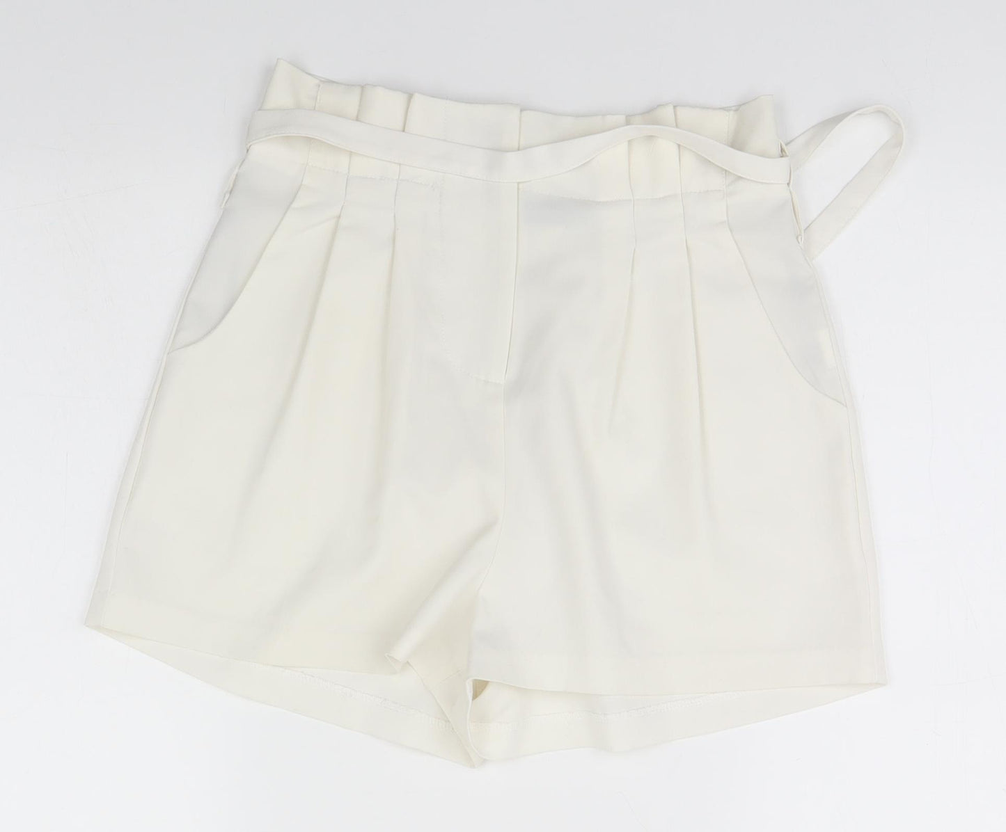 Missguided Womens White   Sailor Shorts Size 8