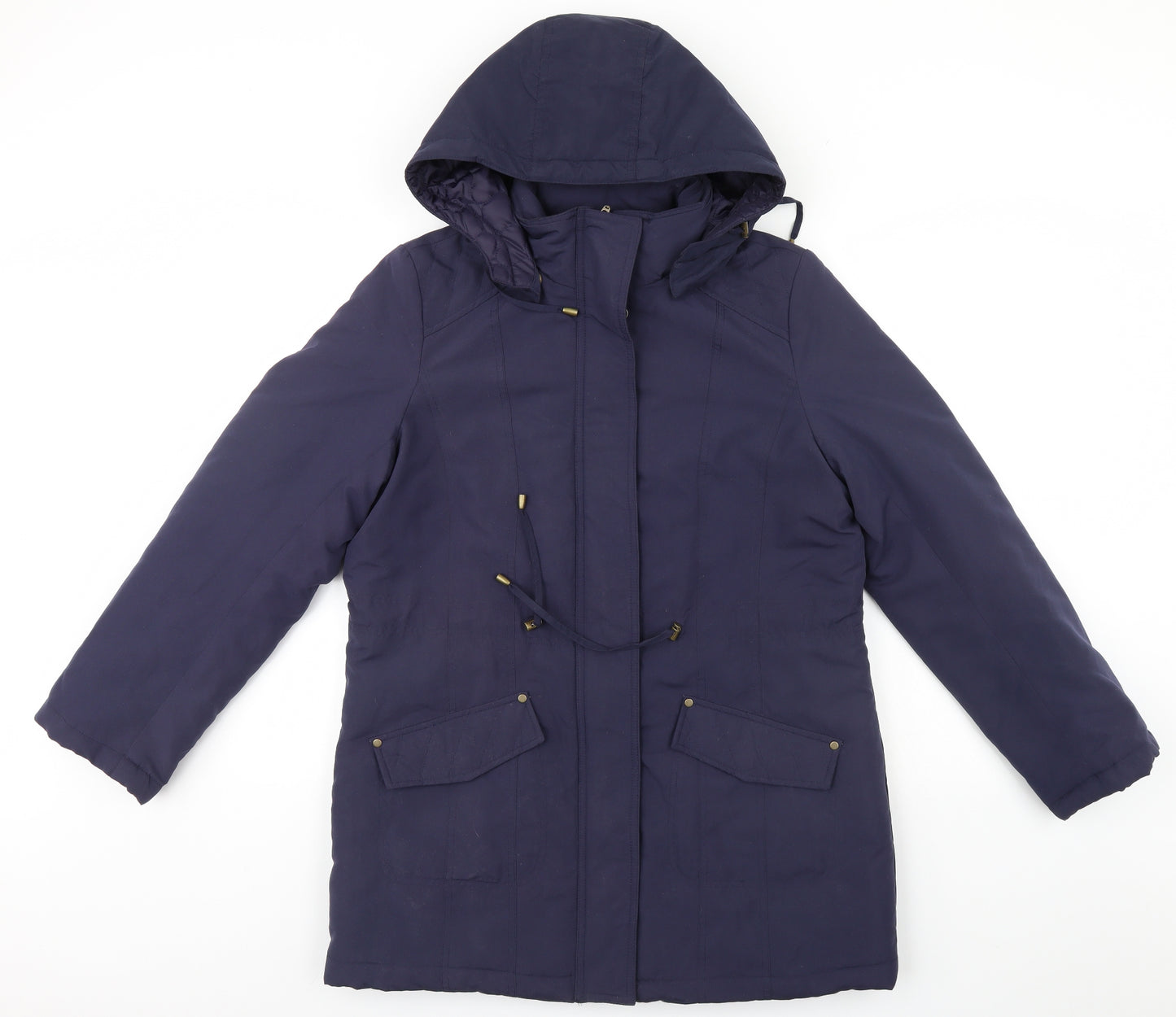BHS Womens Blue   Overcoat Coat Size 12
