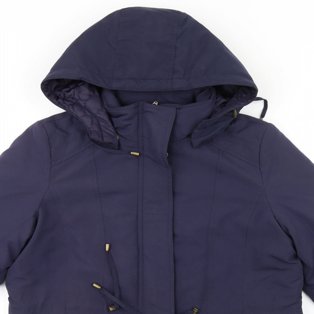 BHS Womens Blue   Overcoat Coat Size 12