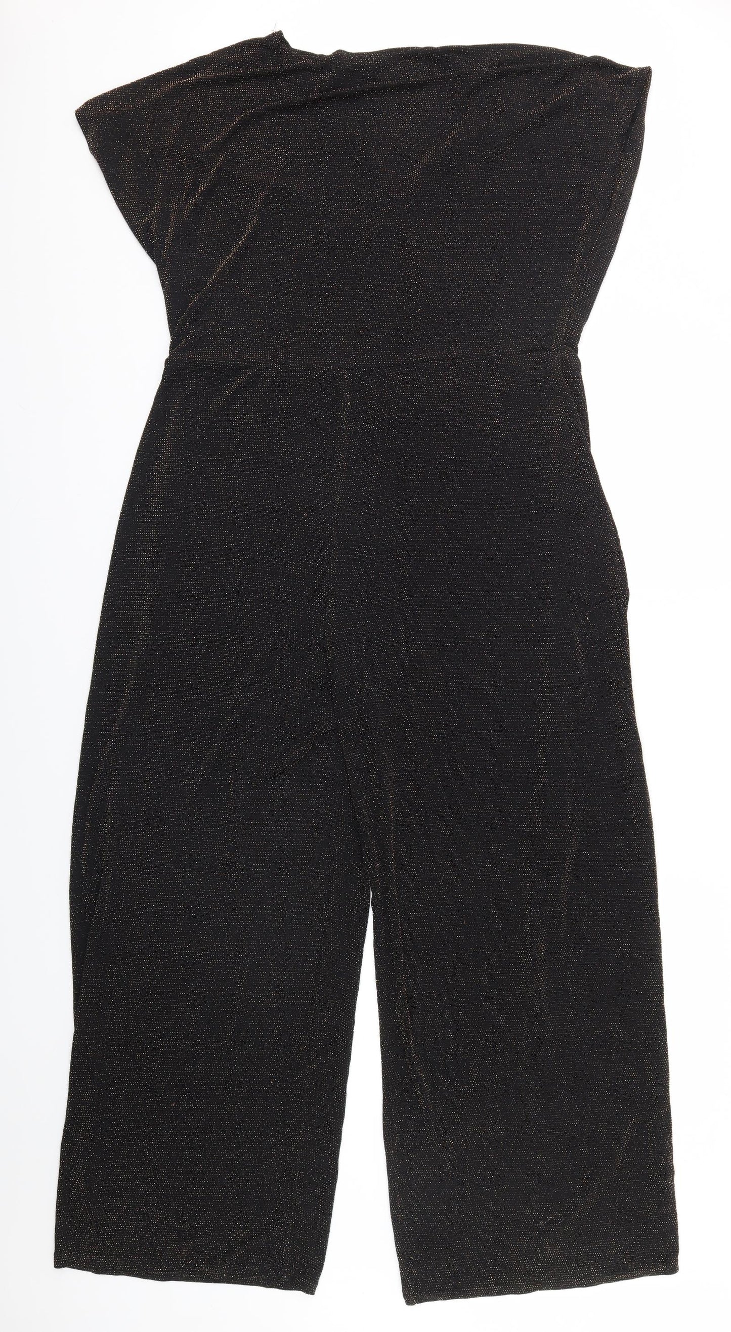 Peacocks Womens Black   Jumpsuit One-Piece Size 20 L26 in