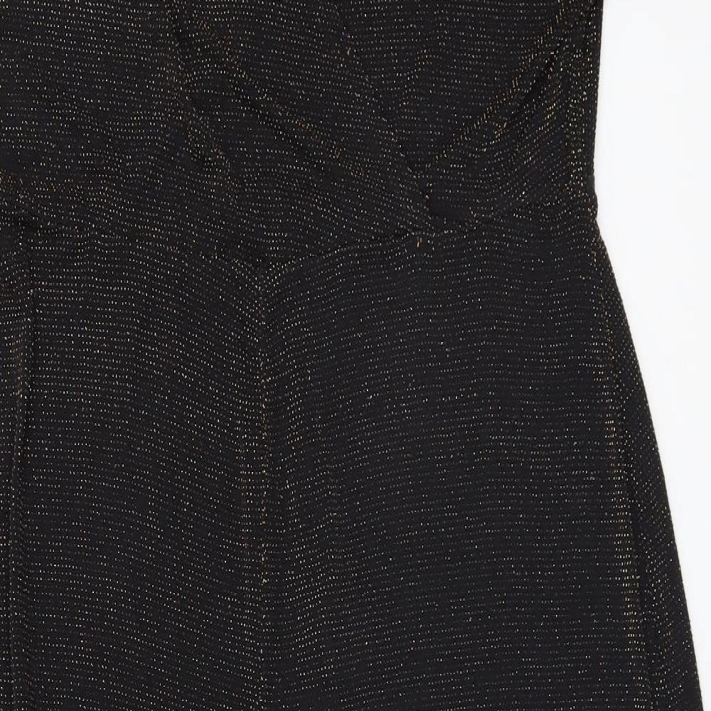Peacocks Womens Black   Jumpsuit One-Piece Size 20 L26 in