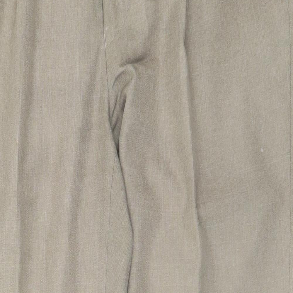 Marks and Spencer Mens Beige   Trousers  Size 34 in L28 in