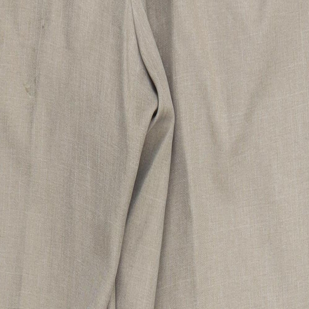 Marks and Spencer Mens Beige   Trousers  Size 34 in L28 in