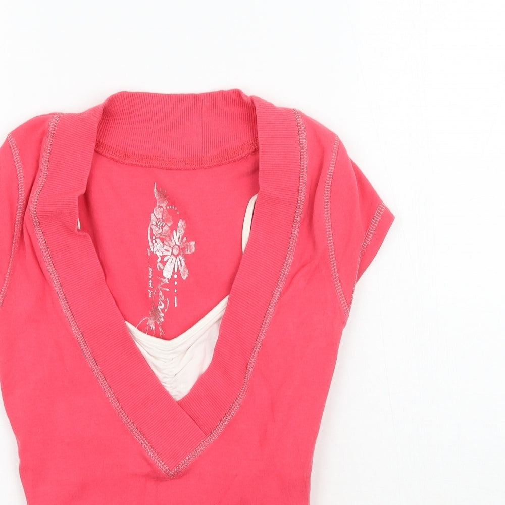Jane Norman Womens Pink   Basic T-Shirt Size 12