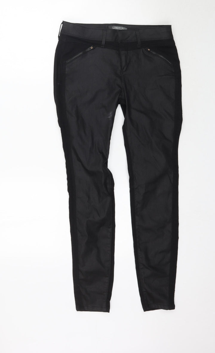 Limited Womens Black  Denim Skinny Jeans Size 10 L30 in