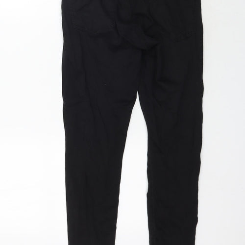 Topshop Womens Black  Denim Skinny Jeans Size 28 in L27 in