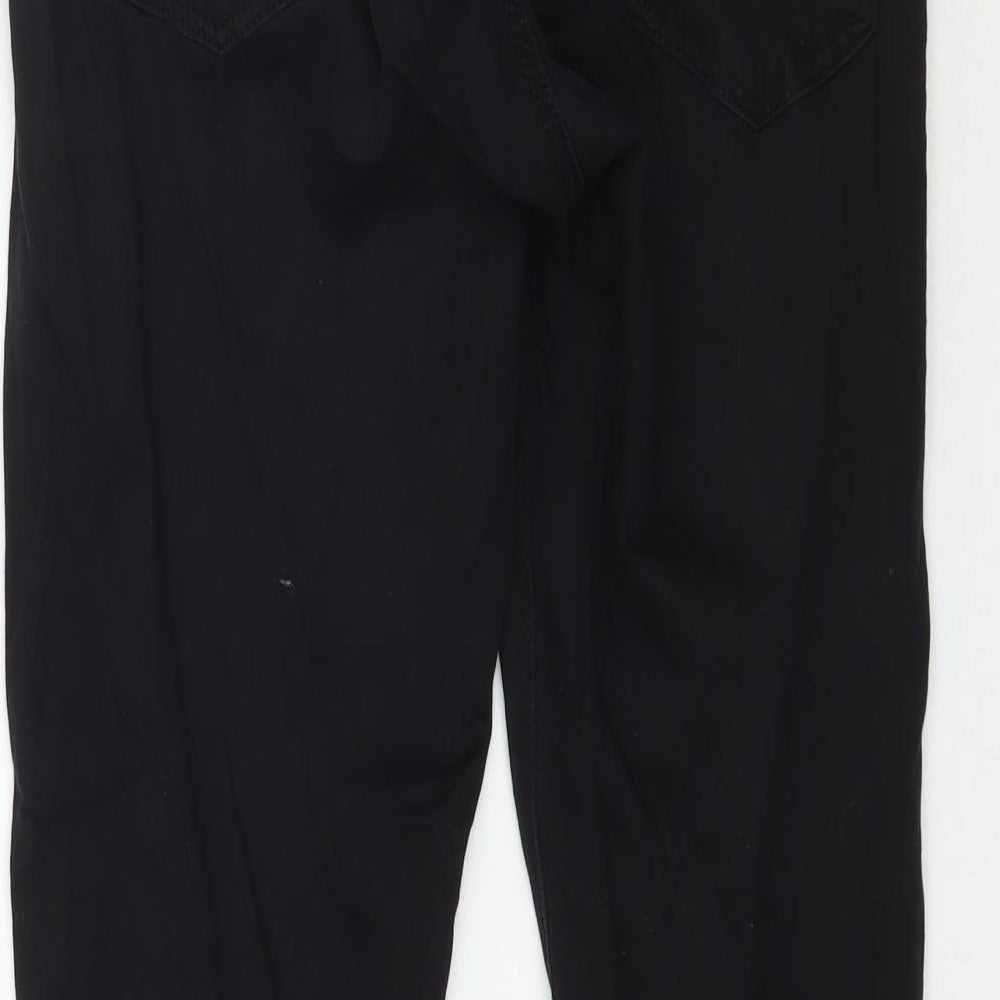 Topshop Womens Black  Denim Skinny Jeans Size 28 in L27 in