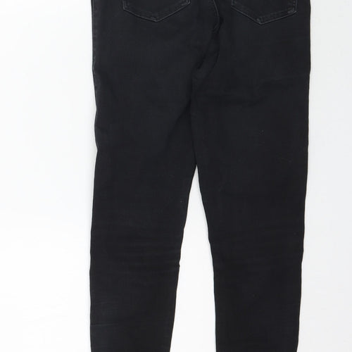 Topshop Womens Black  Denim Skinny Jeans Size 28 in L27 in