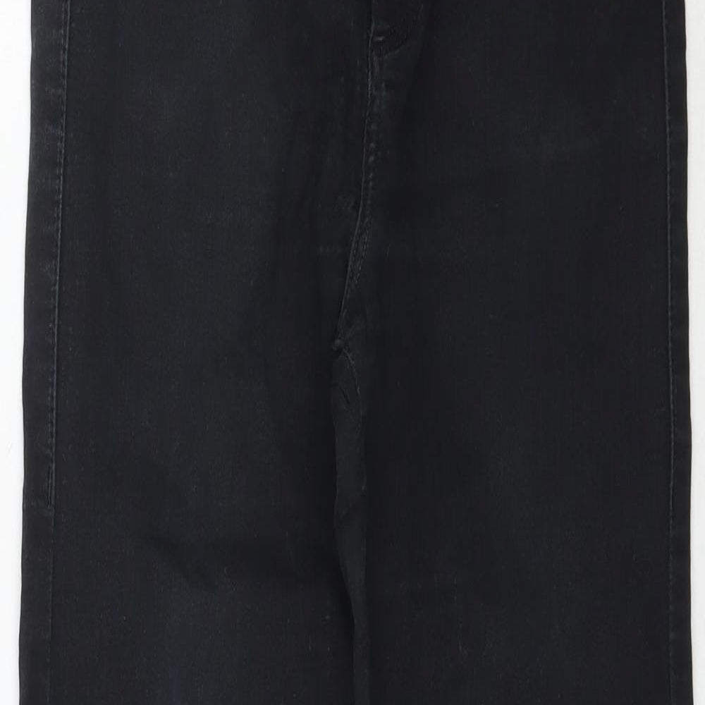Topshop Womens Black  Denim Skinny Jeans Size 28 in L27 in