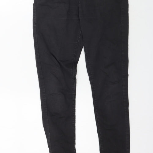 Topshop Womens Black  Denim Skinny Jeans Size 28 in L30 in