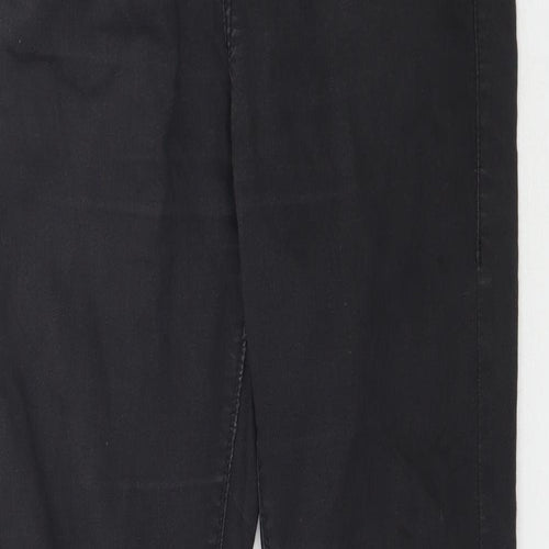 Topshop Womens Black  Denim Skinny Jeans Size 28 in L30 in