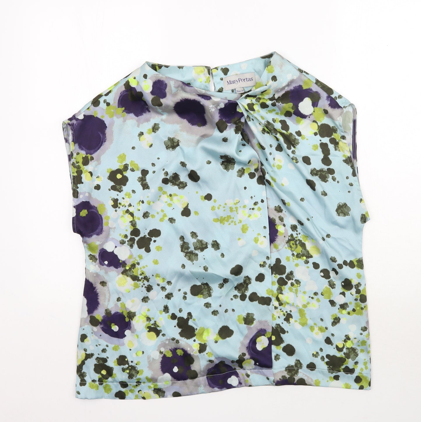 Mary Portas Womens Multicoloured   Basic Blouse Size 14