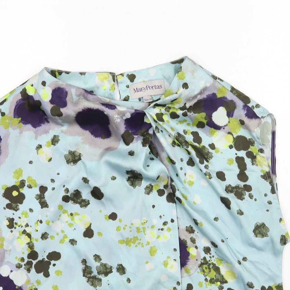 Mary Portas Womens Multicoloured   Basic Blouse Size 14