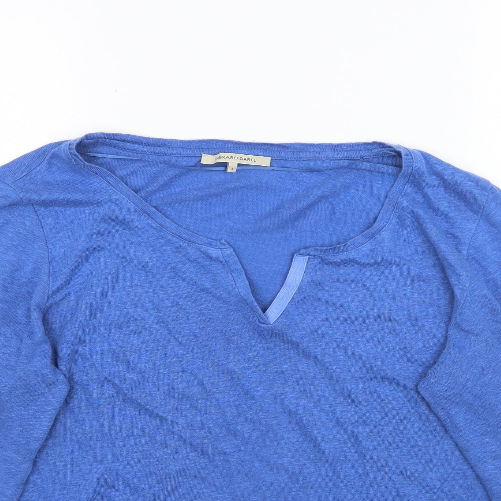 Gerard Darel Womens Blue   Basic T-Shirt Size L