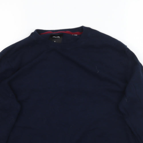 Burton Mens Blue  Knit Pullover Jumper Size L