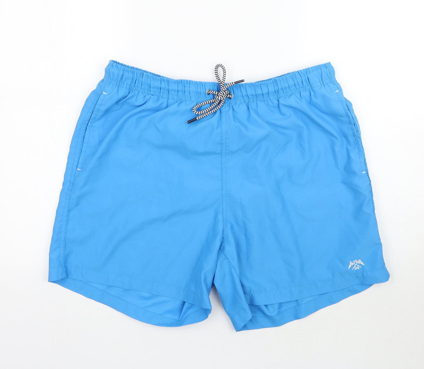 F&F Mens Blue   Sweat Shorts Size L - Swimming Shorts