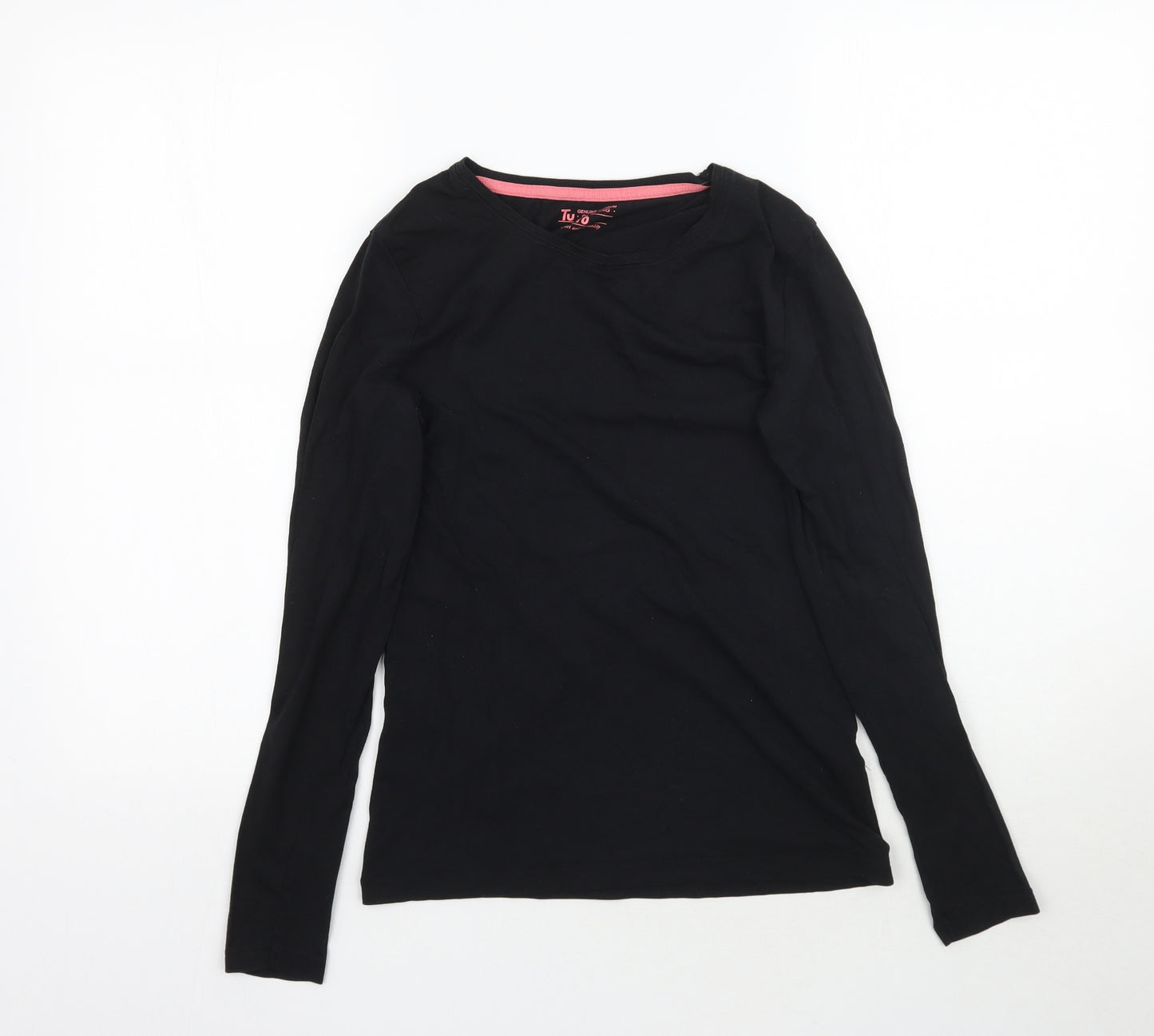 TU Womens Black   Basic T-Shirt Size 10