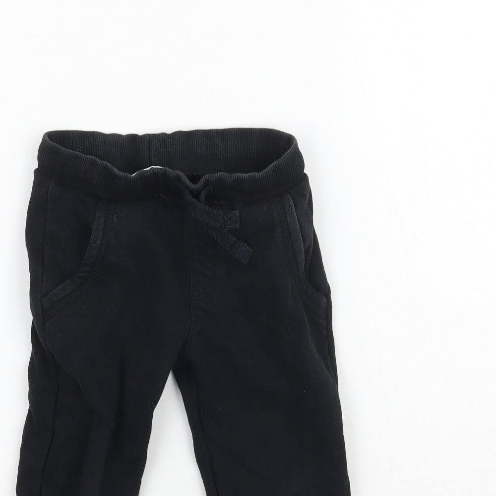 Marks and Spencer Boys Black   Jogger Trousers Size 3-4 Years