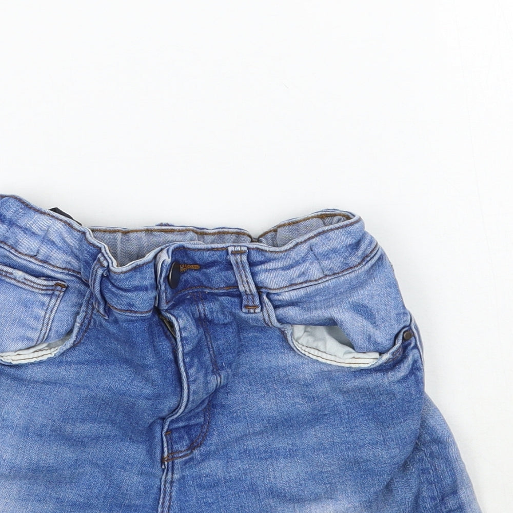 George Boys Blue  Denim Bermuda Shorts Size 8-9 Years
