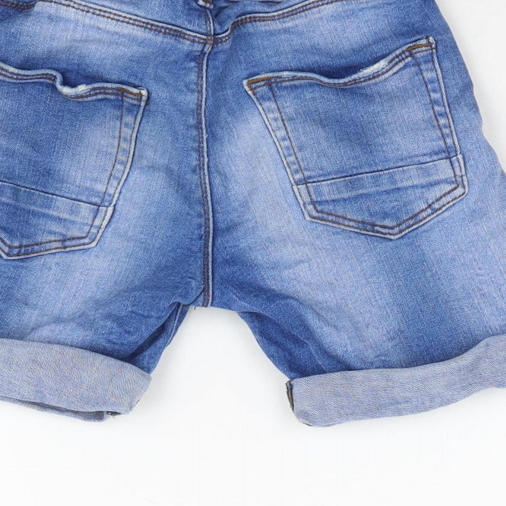 George Boys Blue  Denim Bermuda Shorts Size 8-9 Years