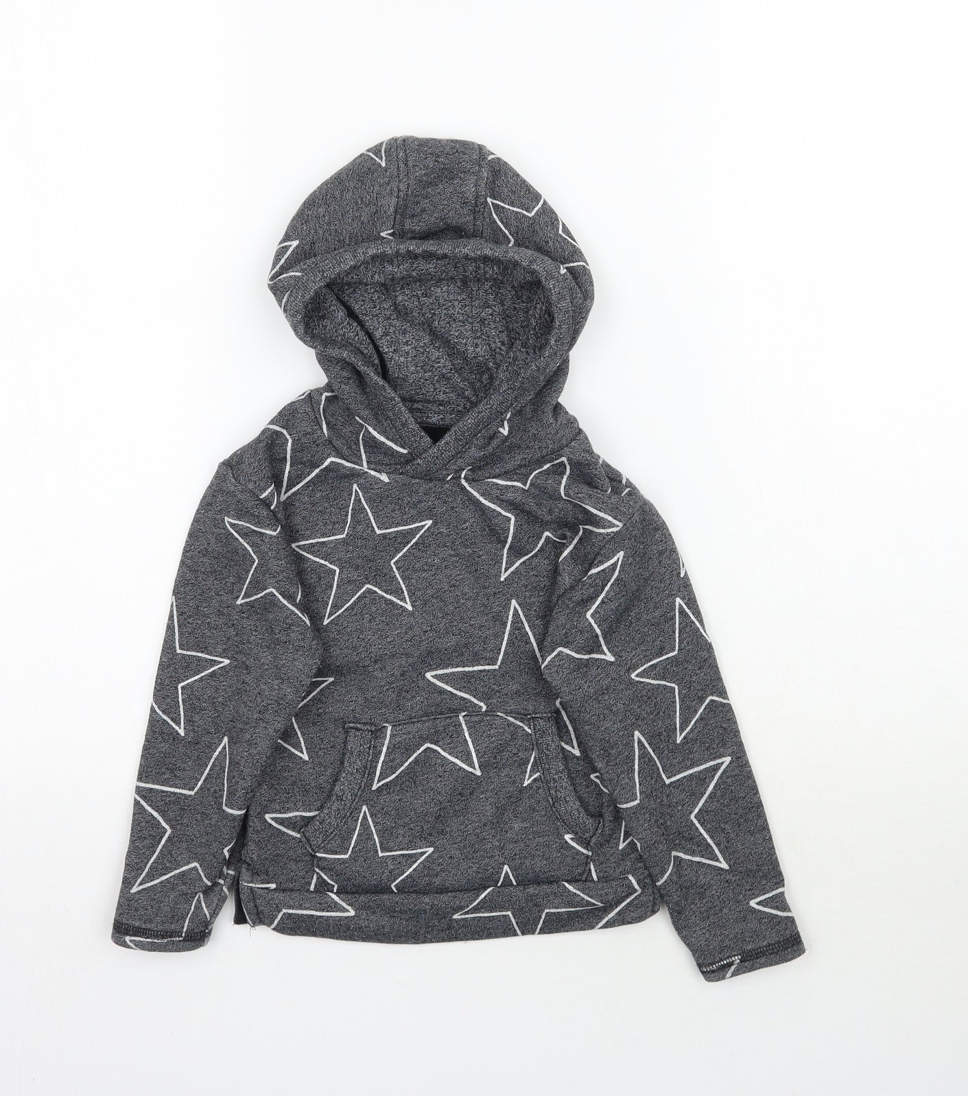 Marks and Spencer Boys Green   Pullover Hoodie Size 2-3 Years  - Star pattern