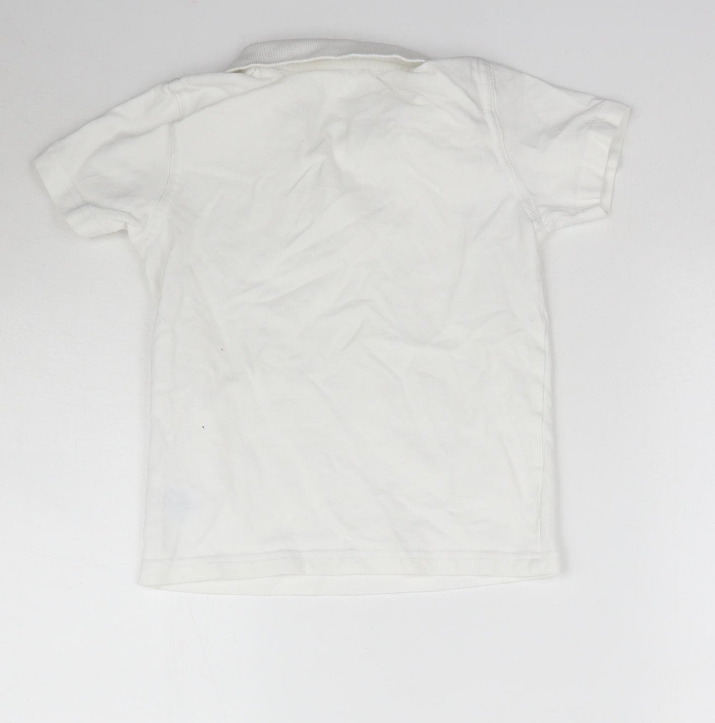 George Boys White   Basic Polo Size 6-7 Years