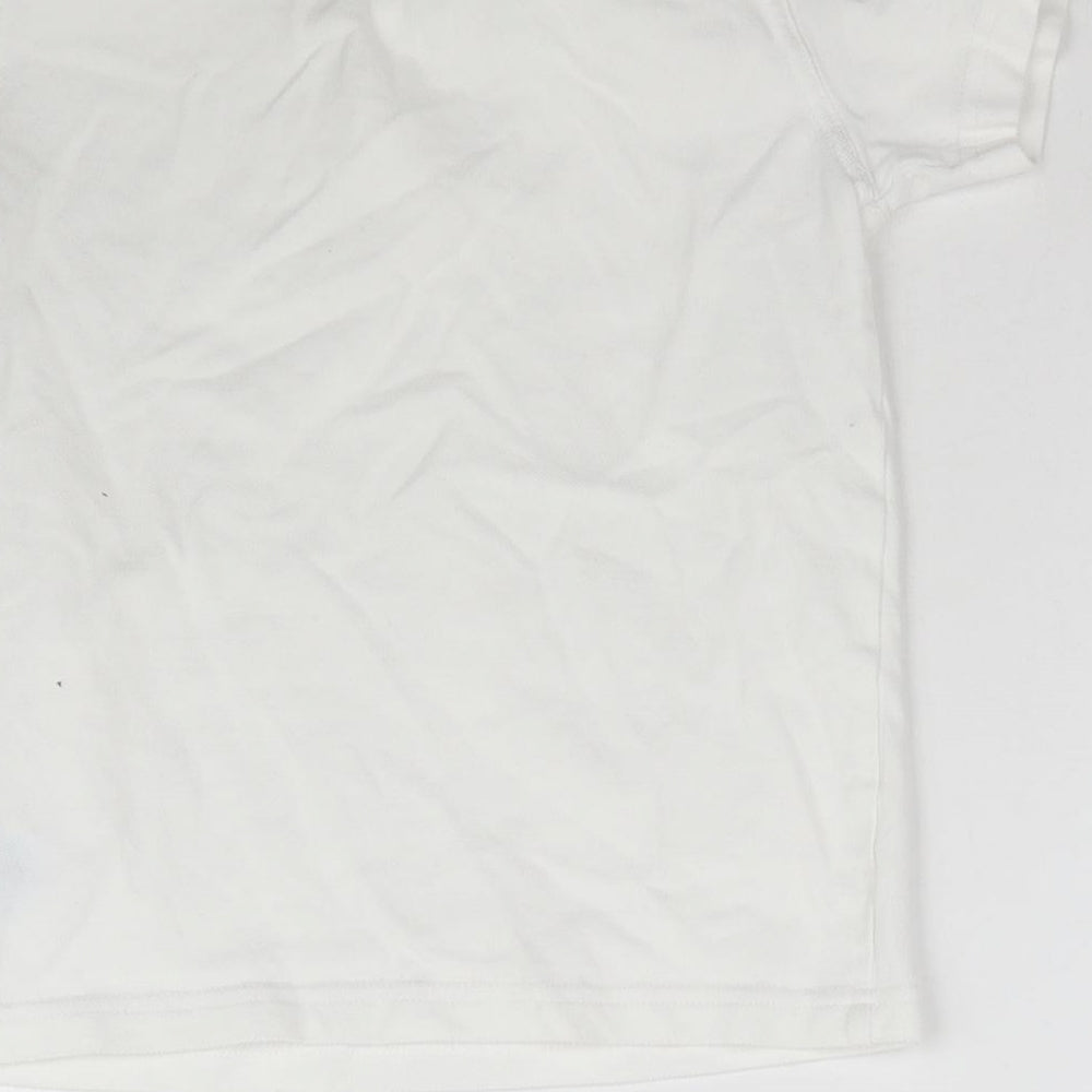 George Boys White   Basic Polo Size 6-7 Years