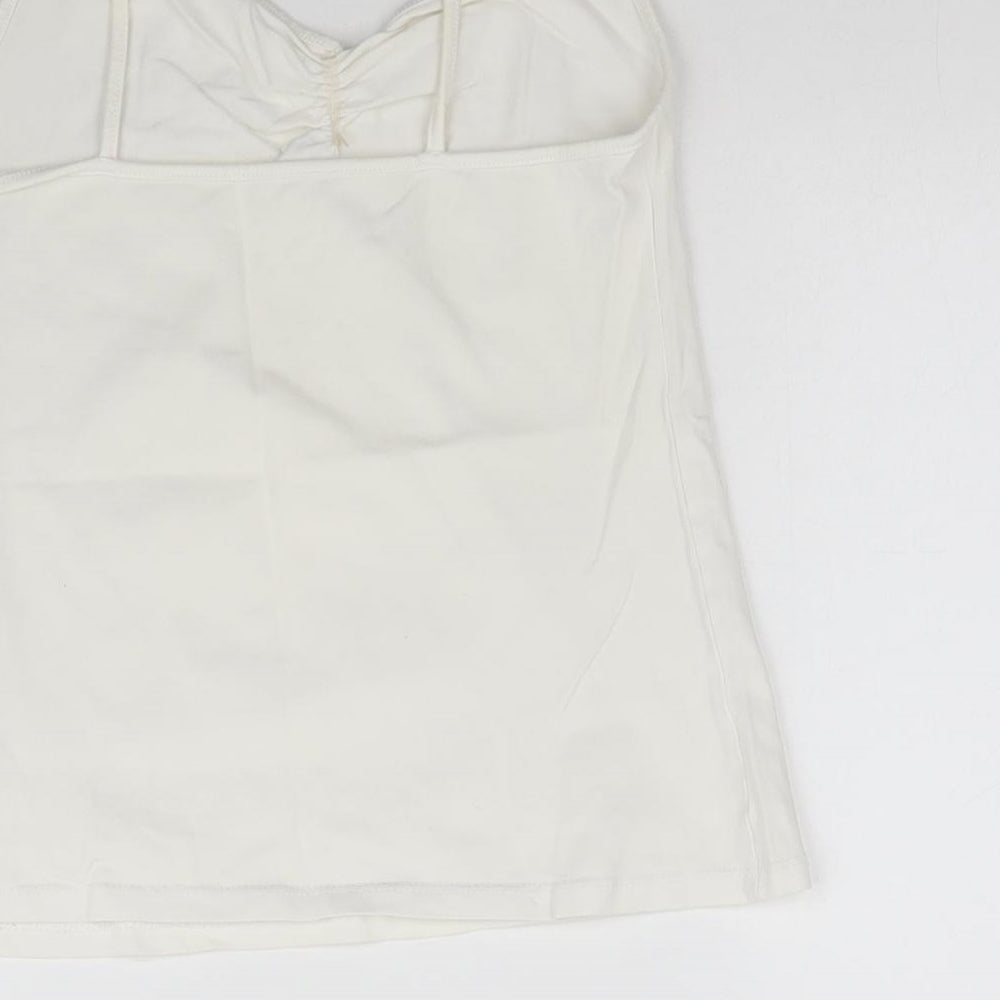 Jane Norman Womens Ivory   Camisole Tank Size 12