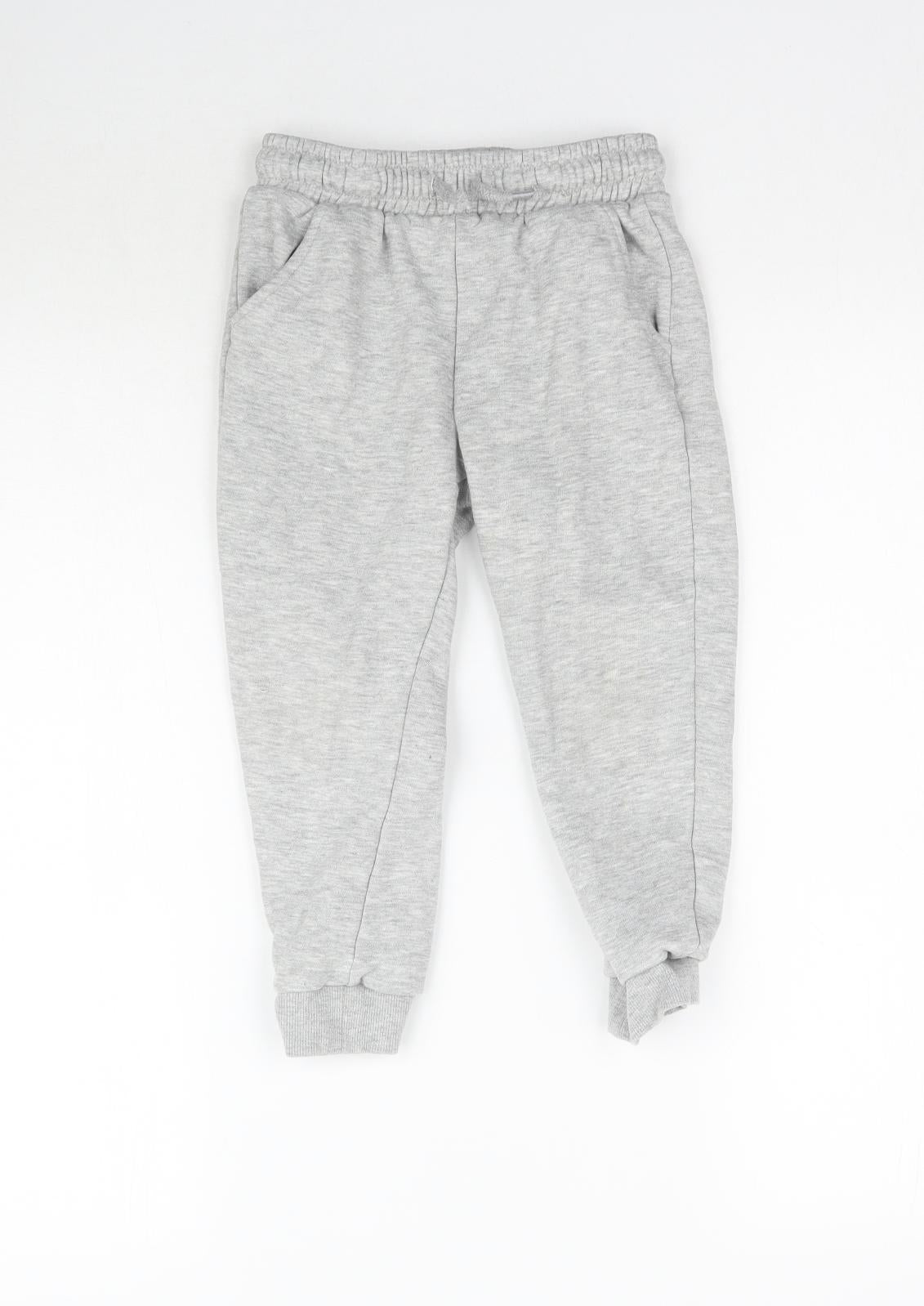 F&F Boys Grey   Jogger Trousers Size 5-6 Years