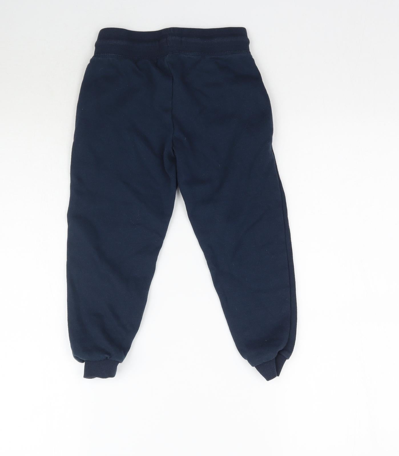 Primark Boys Blue   Jogger Trousers Size 4-5 Years