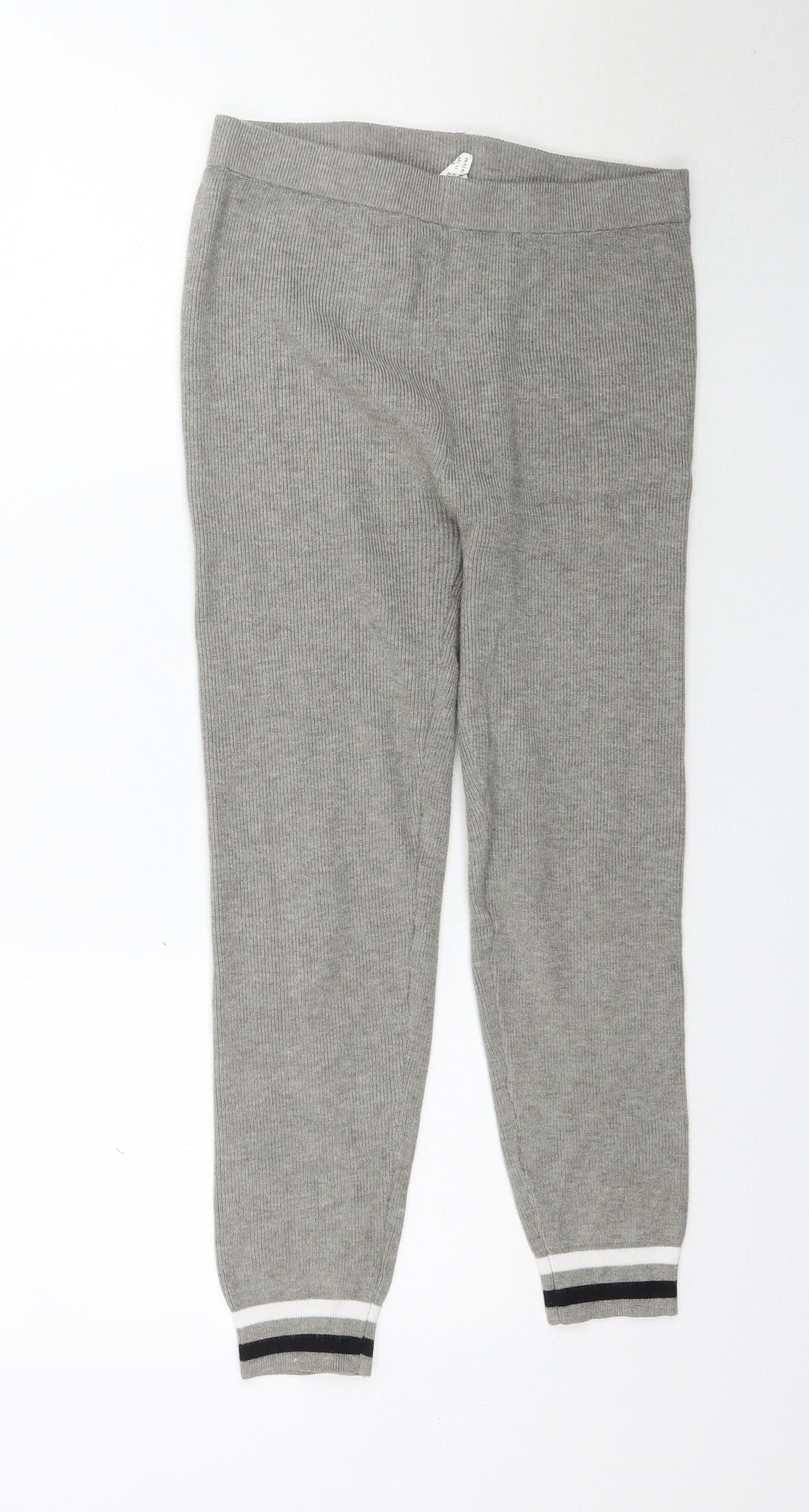 SheIn Girls Grey  Knit Jogger Trousers Size 11-12 Years