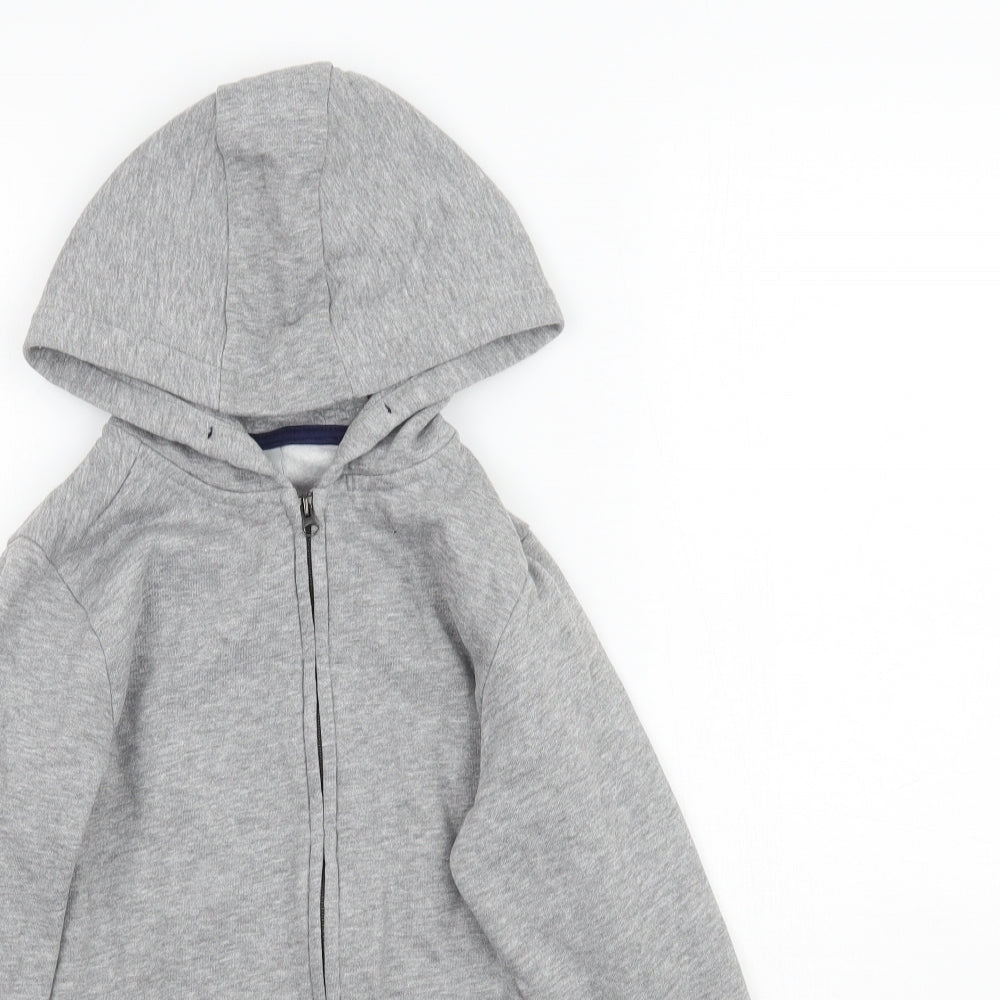 TU Boys Grey   Full Zip Hoodie Size 10 Years