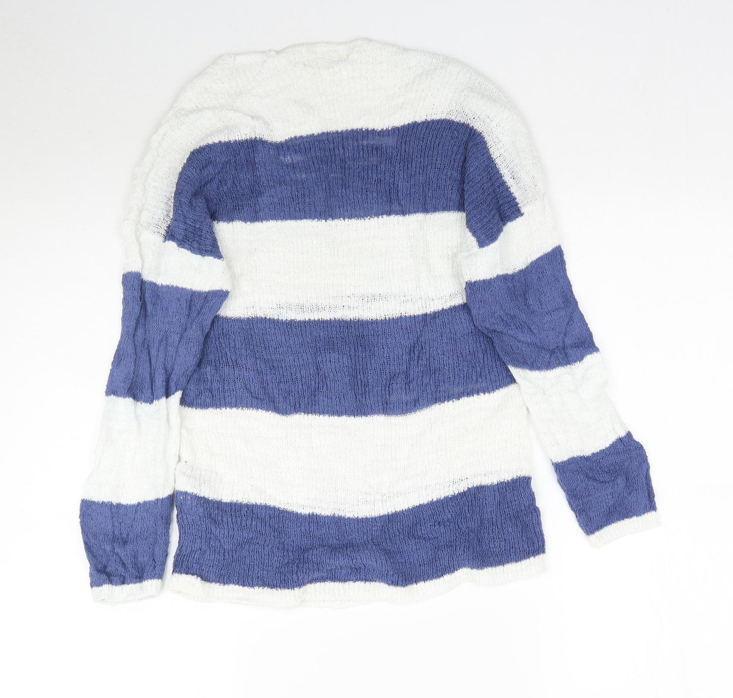 NEXT Womens Multicoloured Striped Knit Pullover Jumper Size 14