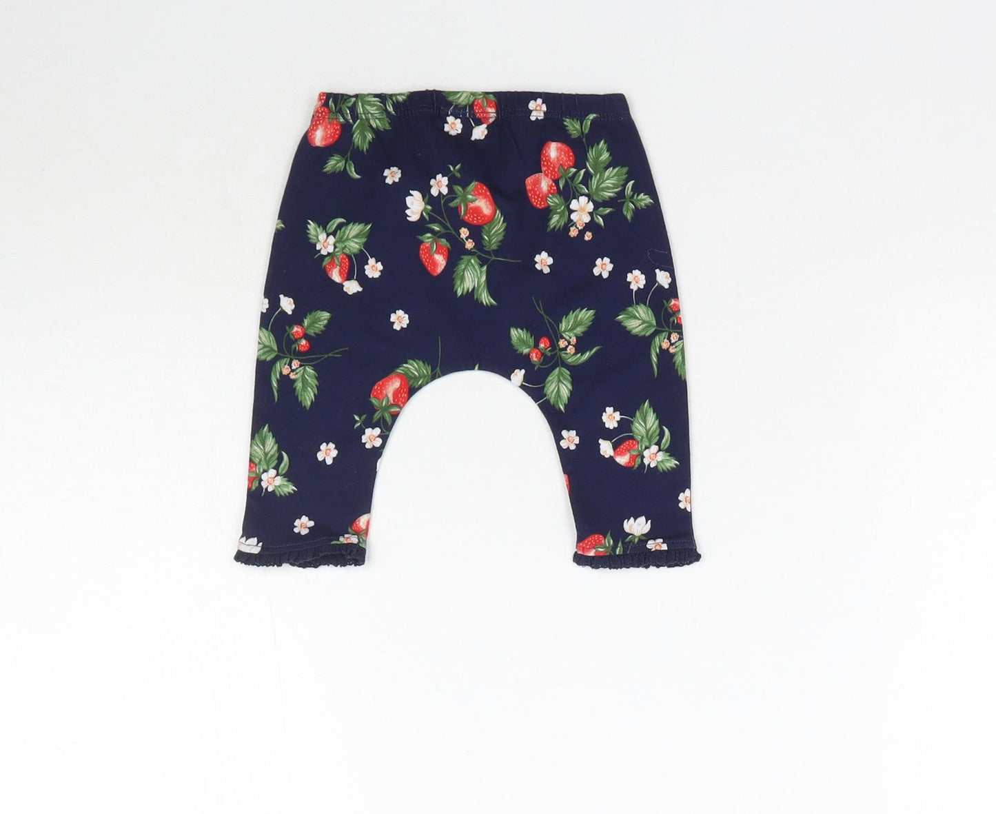 NEXT Girls Blue Flecked   Leggings Size 0-3 Months