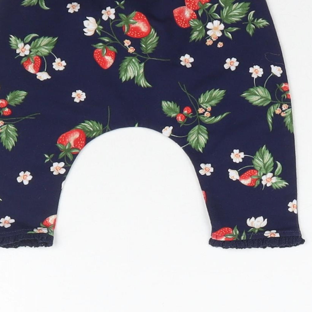 NEXT Girls Blue Flecked   Leggings Size 0-3 Months