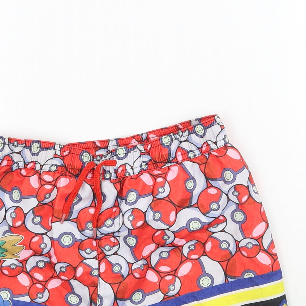 George Boys Multicoloured   Sweat Shorts Size 7-8 Years - Pokemon Swimming shorts