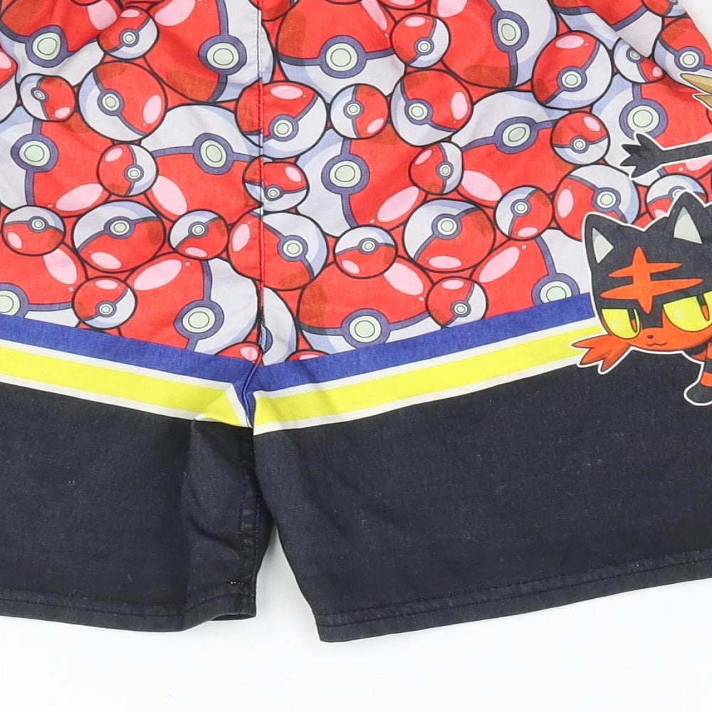 George Boys Multicoloured   Sweat Shorts Size 7-8 Years - Pokemon Swimming shorts