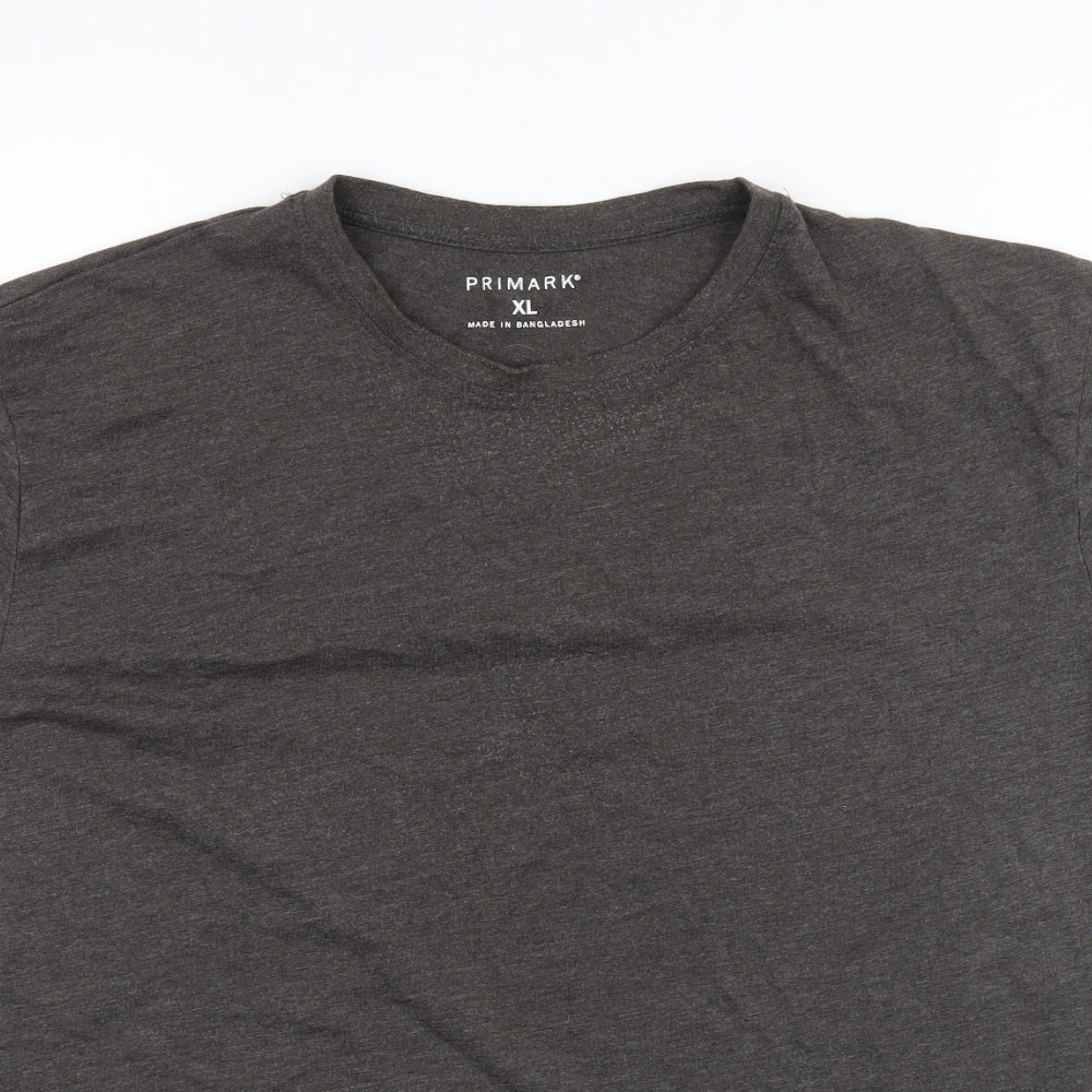 Primark Mens Grey    T-Shirt Size XL