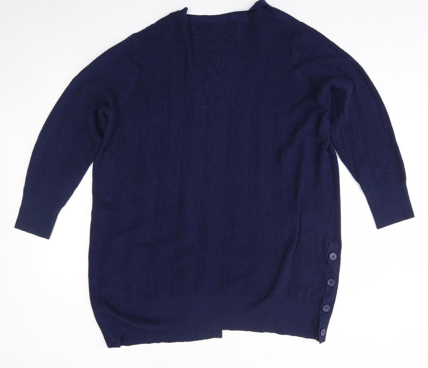 M&S Womens Blue   Cardigan Jumper Size 22
