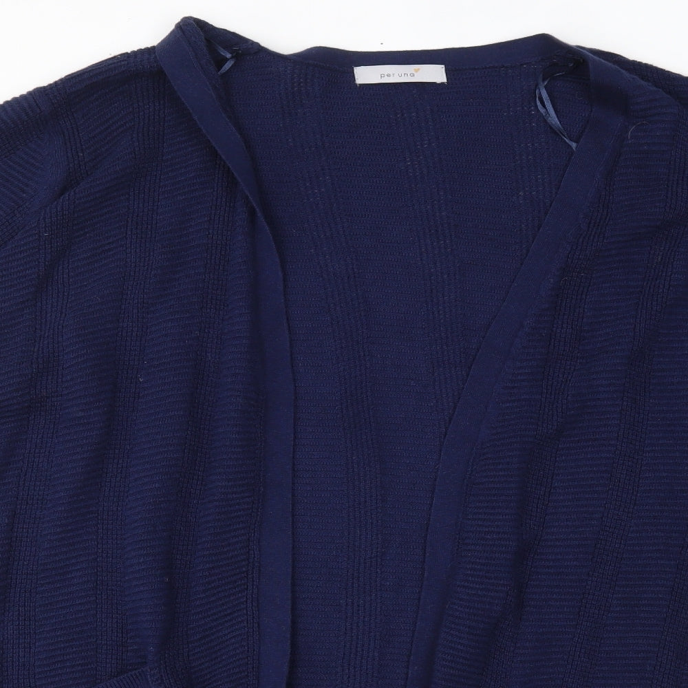 M&S Womens Blue   Cardigan Jumper Size 22