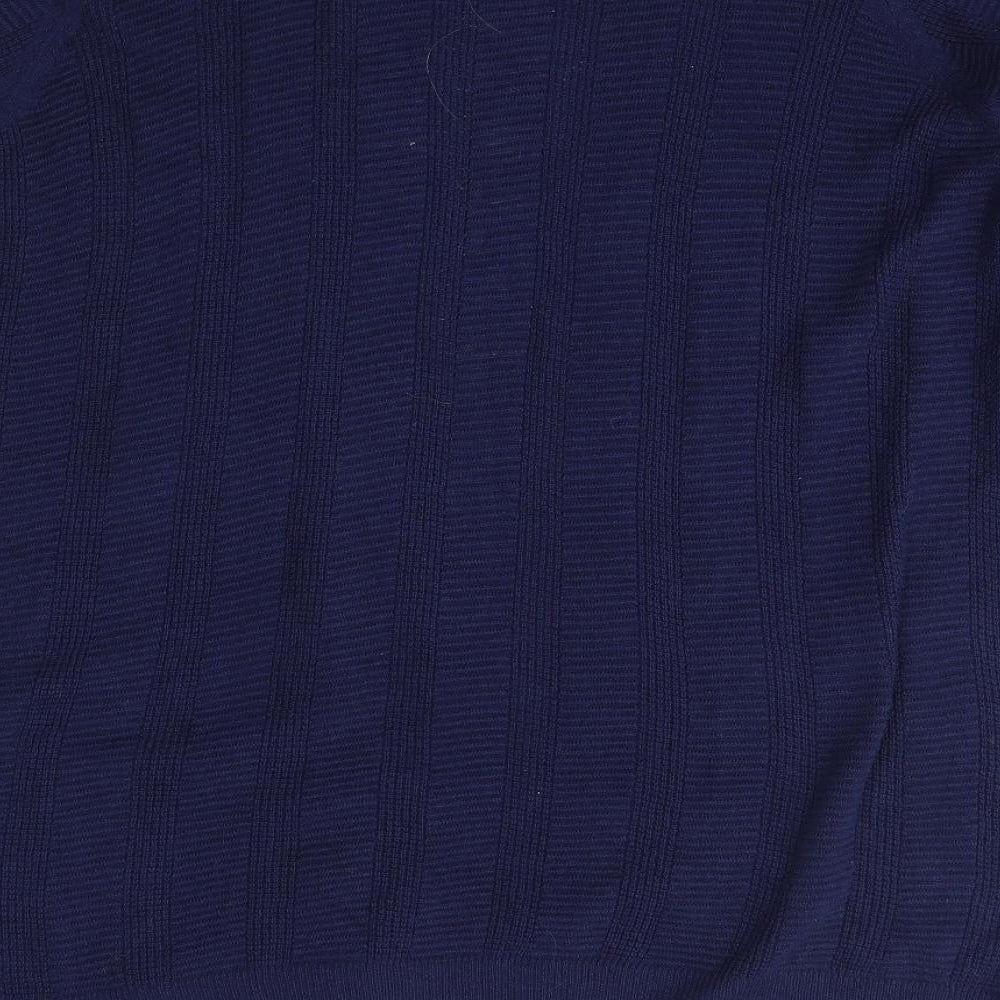 M&S Womens Blue   Cardigan Jumper Size 22