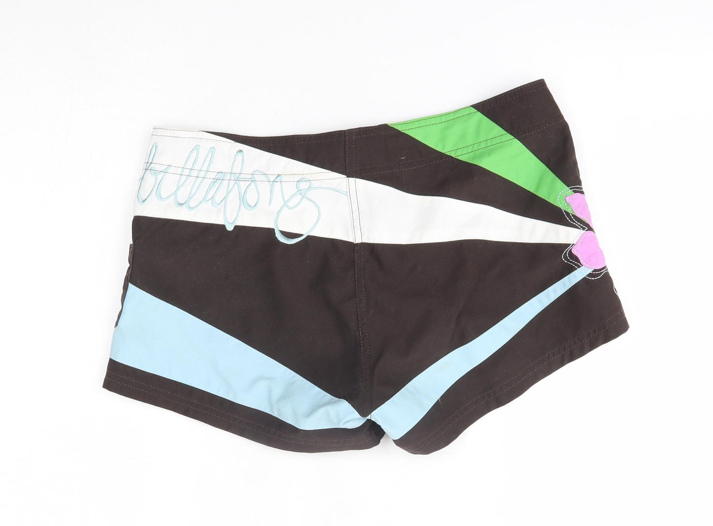 Billabong Womens Multicoloured   Mom Shorts Size 2 - boy fit