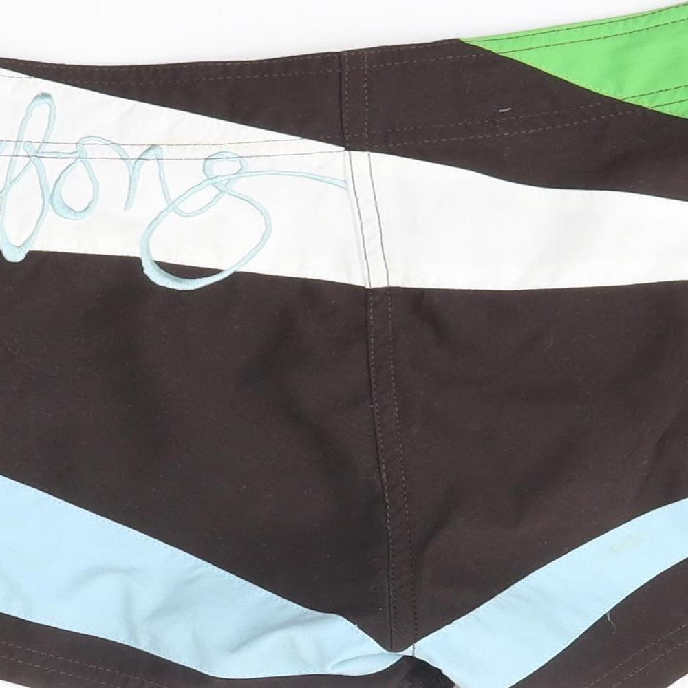 Billabong Womens Multicoloured   Mom Shorts Size 2 - boy fit