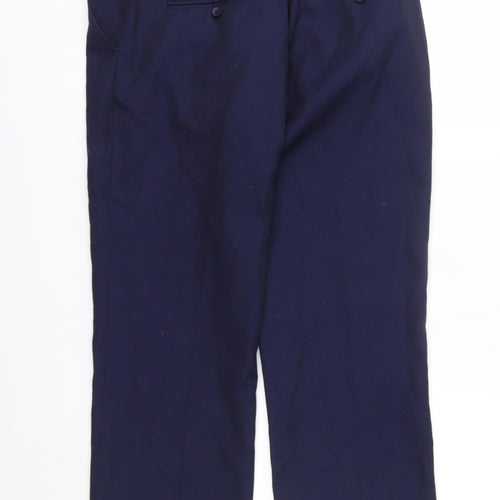 Jermyn street Womens Blue   Trousers  Size 10 L27 in