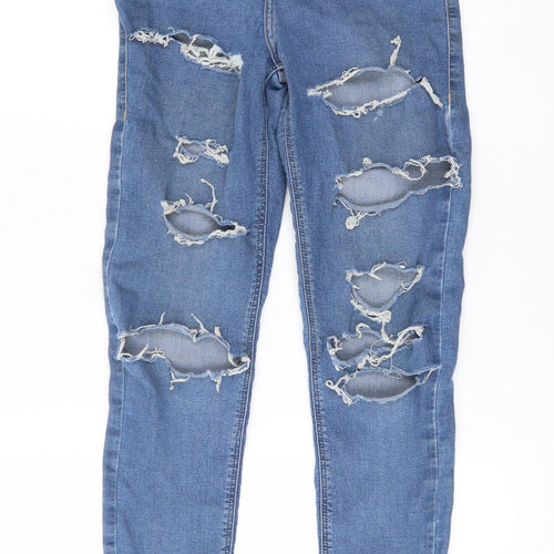 Topshop Womens Blue   Skinny Jeans Size 28 L34 in