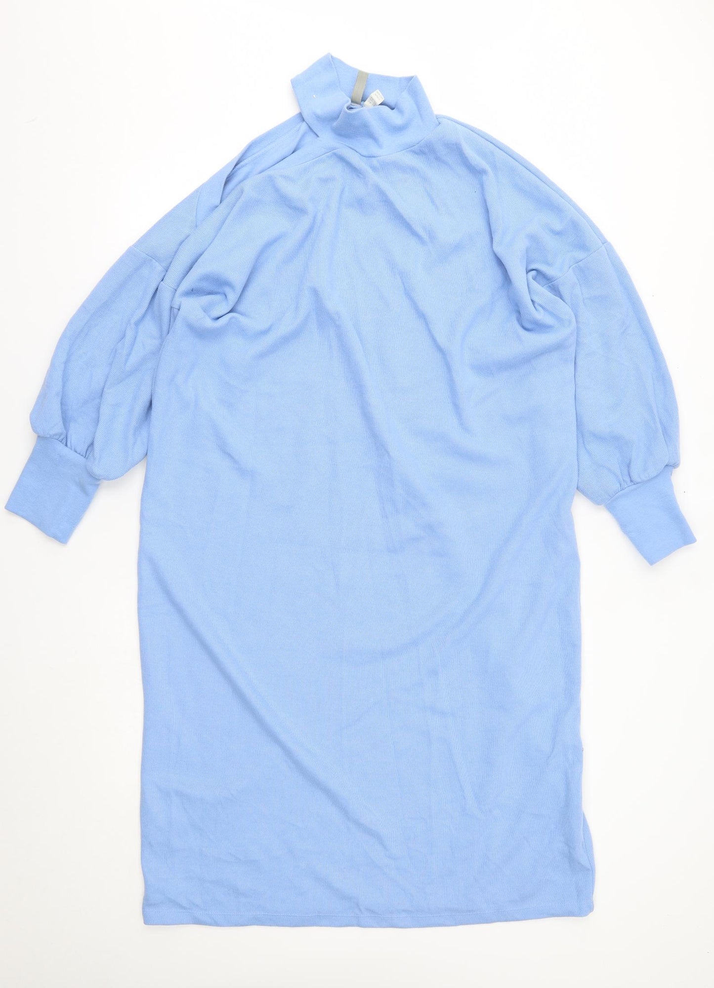 ASOS Womens Blue   Jumper Dress  Size 18  - one shouder slit