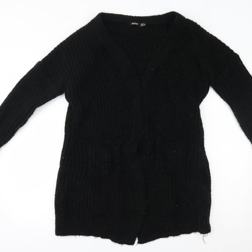 Misspap Womens Black   Cardigan Jumper Size 8