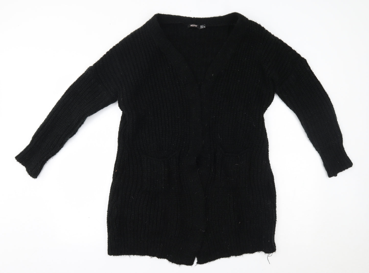 Misspap Womens Black   Cardigan Jumper Size 8